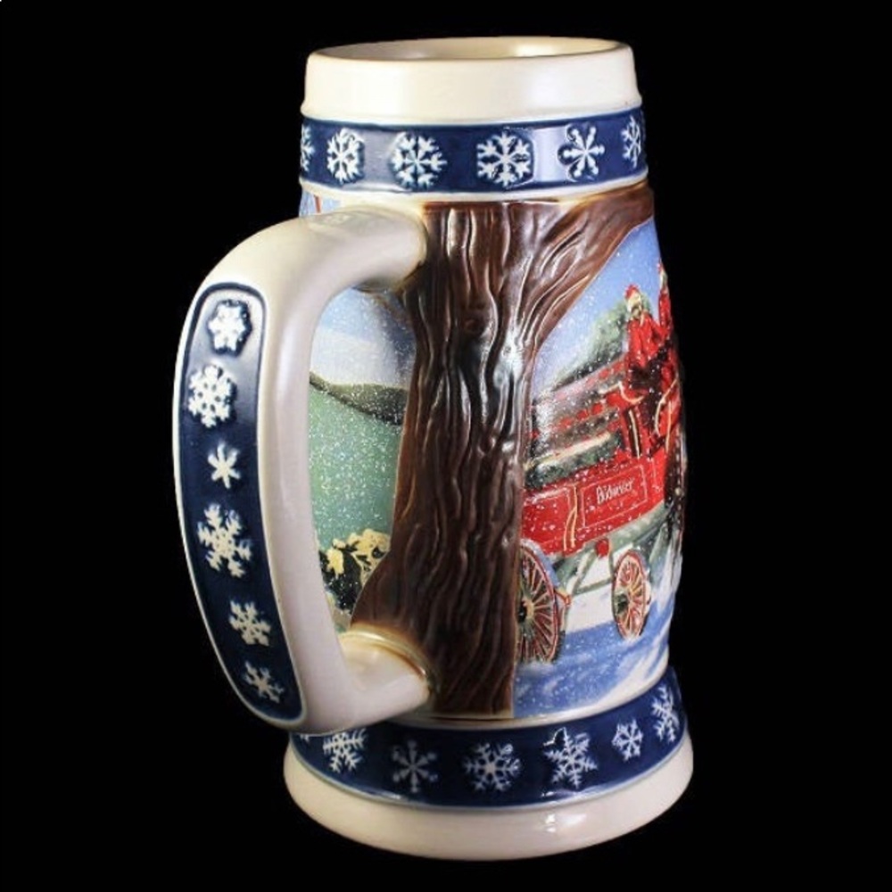 1995 Budweiser - “Lighting The Way Home” Holiday Stein - Picture 15 of 16